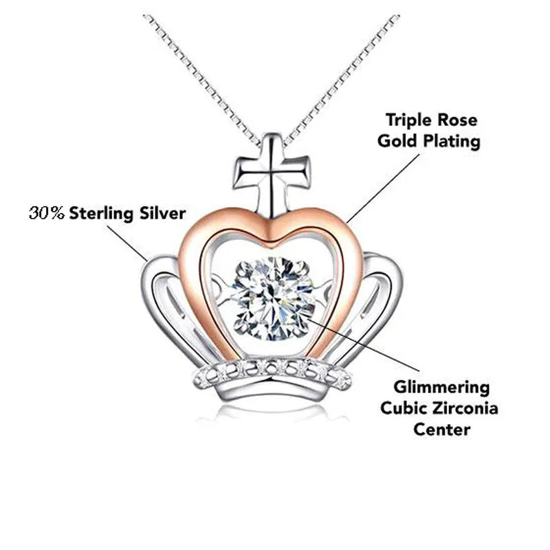 Cubic Zircon Pendant Necklace for Women