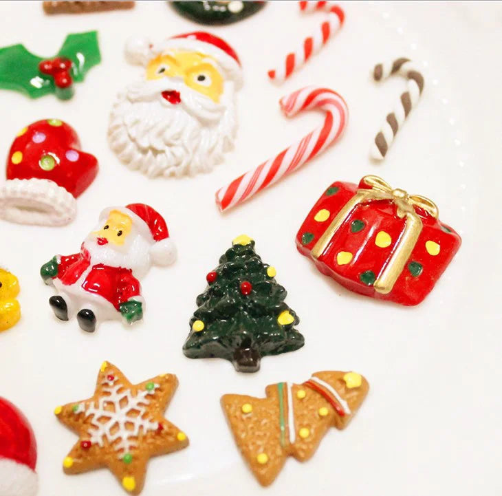 Christmas Resin Accessories DIY Mobile Phone Decoration