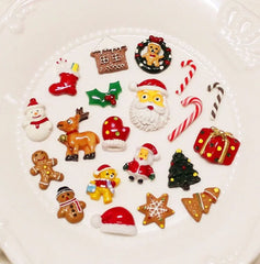 Christmas Resin Accessories DIY Mobile Phone Decoration