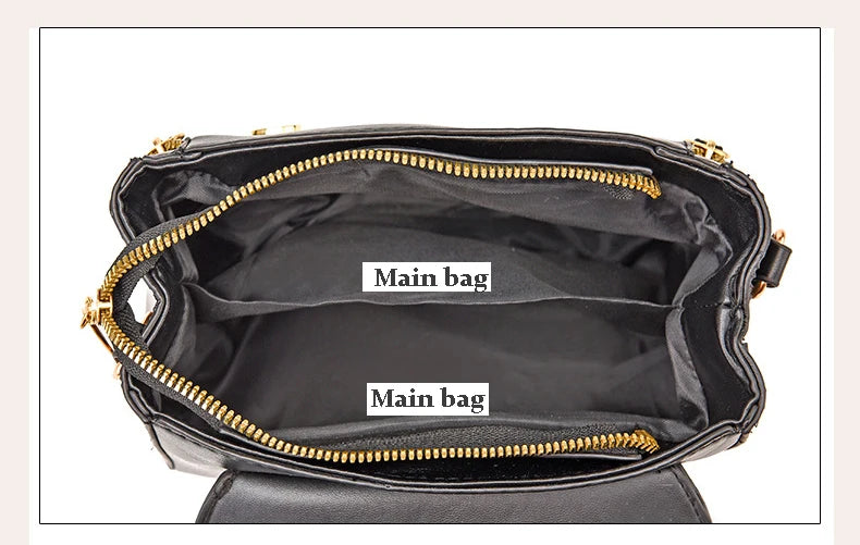 Chuwanglin Women PU Leather Shoulder Bag Set