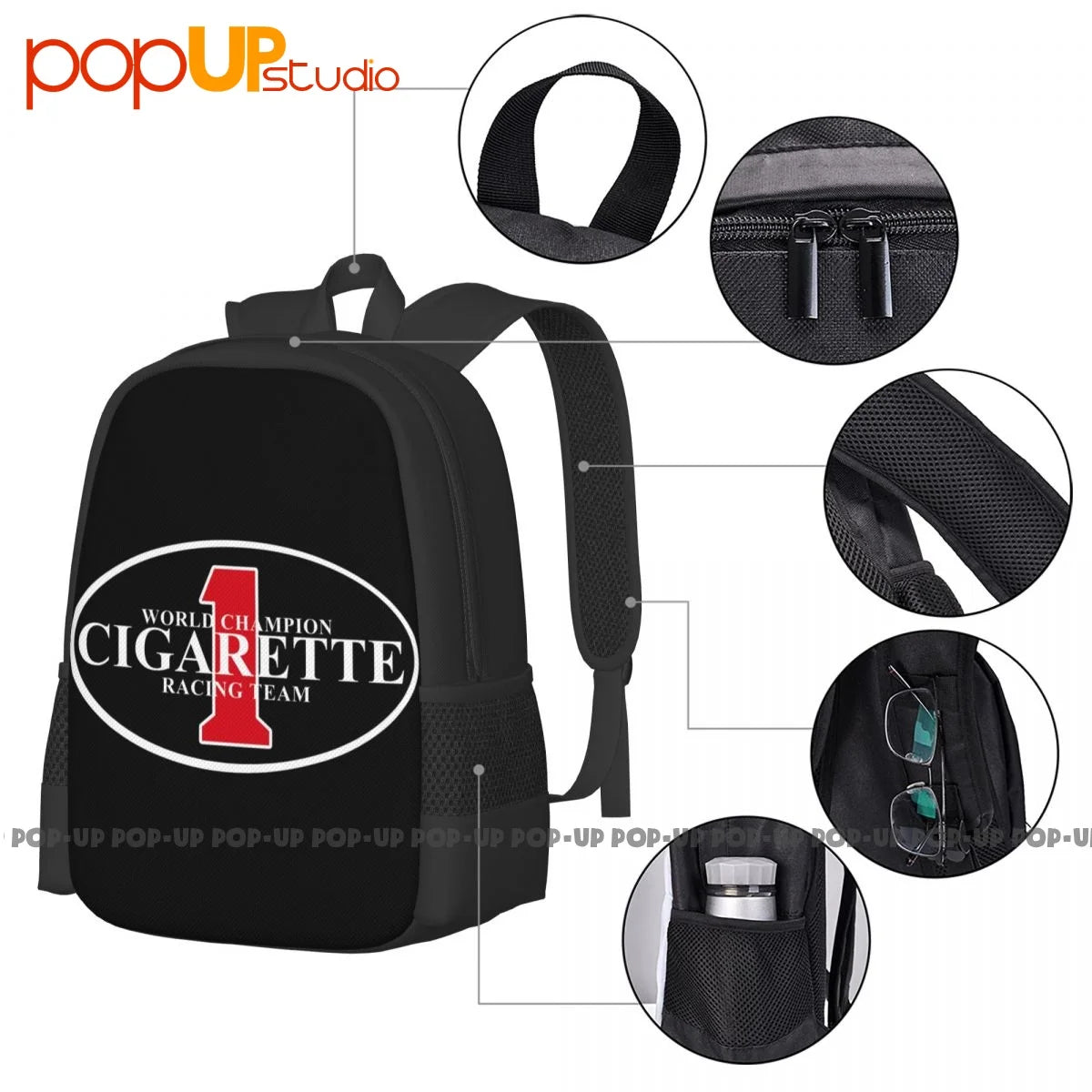 Cigarette Racing Team Speedboats Powerboats Backpack
