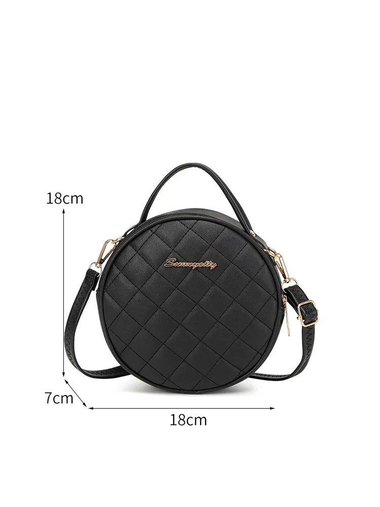 One shoulder Women Bags Girls Handbag Circular Totes