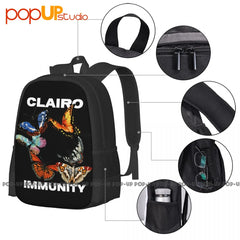 Clairo Immunity Music Backpack Large Capacity Gym Storage Bag