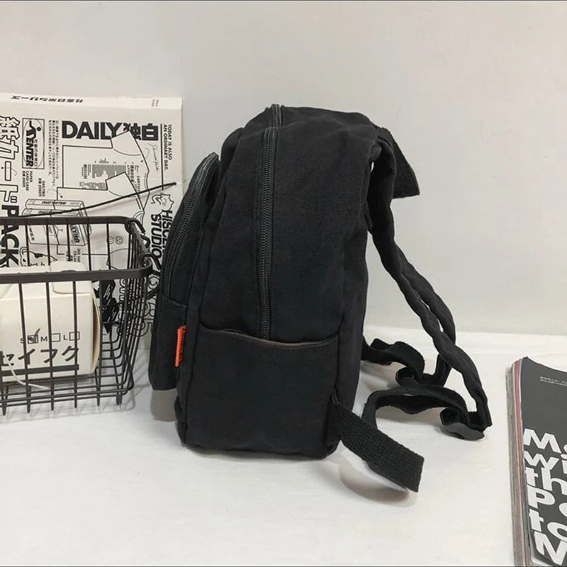 Classic Canvas Backpack for Women Men Couples Unisex