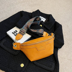 Birds Pattern Woolly Women Chest Bag Outdoor Casual