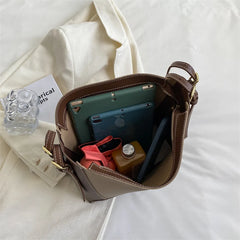 Classic Contrast Shoulder Bags for Women Tote Bag Crossbody Purse