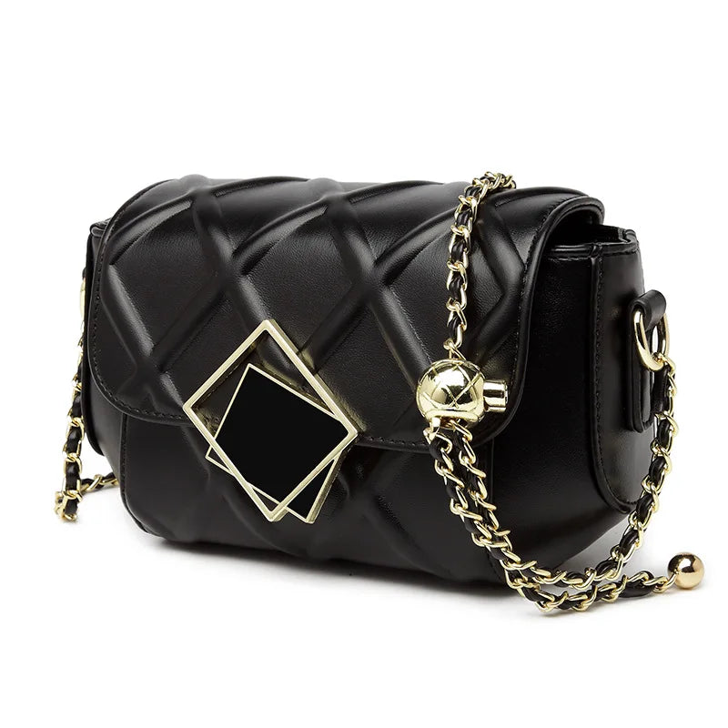 Classic Diamond Lattice Shoulder Bag Chain Crossbody Purse