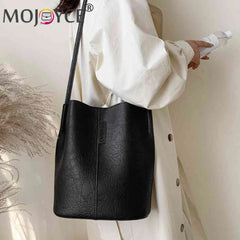 Vintage Bucket TOTES Ladies Retro Handbag for Travel