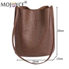 Vintage Bucket TOTES Ladies Retro Handbag for Travel