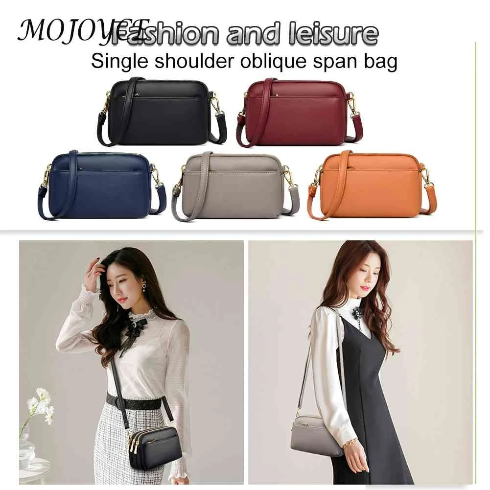 Vintage Crossbody Handbags Small Square Messenger Handbags Zipper Travel Purse