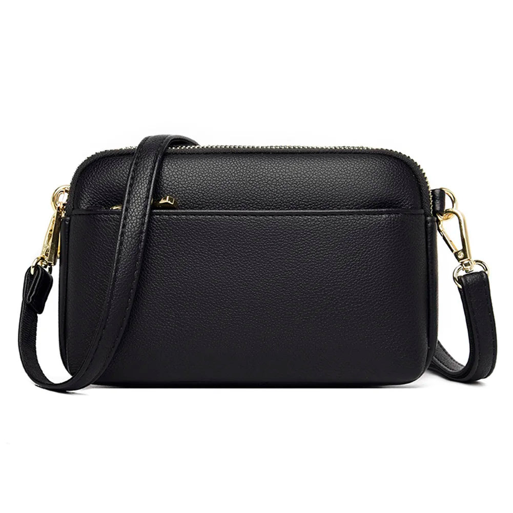 Vintage Crossbody Bags Multi-pocket Adjustable Strap for Girls
