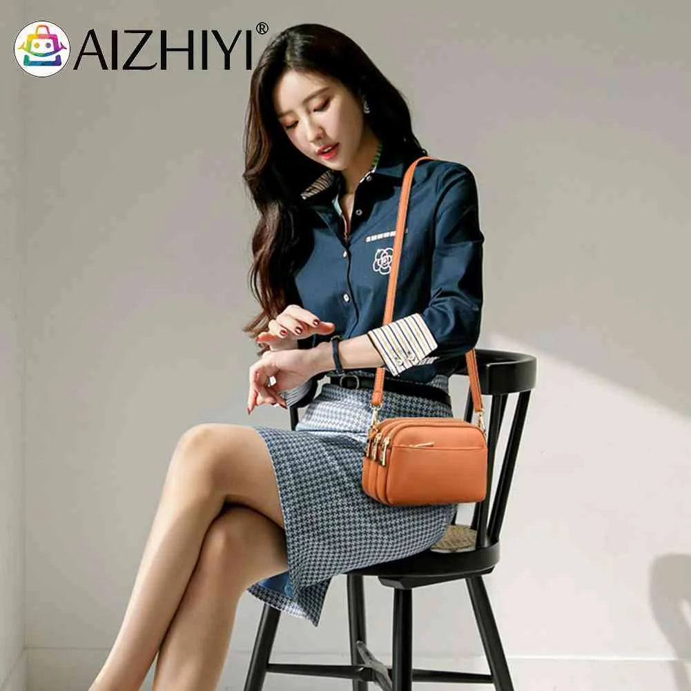 Vintage Pu Crossbody Handbag for Girls