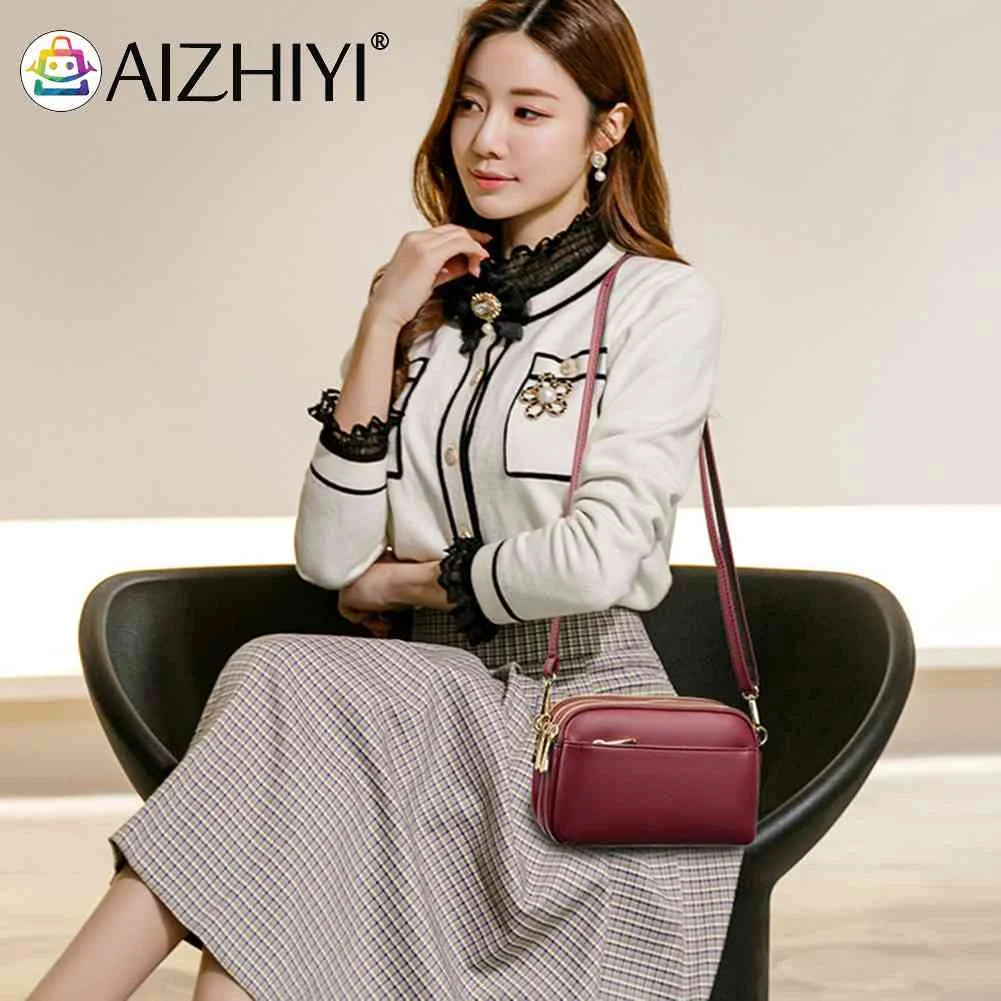Vintage Pu Crossbody Handbag for Girls