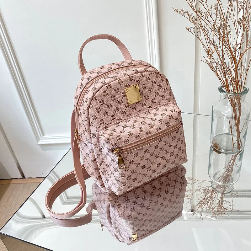 Classic Flower Backpack Women Bags Foreign Trade Bag Women's Backpack