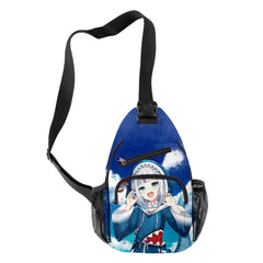 Gawr Gura Shark 3D Printed Waterproof Chest Bag