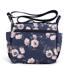 Classic Lady Flower Shoulder Bags for Women Rural Style Cloth Messenger Bags