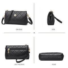 Classic Lattice Small Crossbody Bag Women's Purse Clutch Wallet