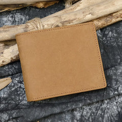 Men's Classic Leather Wallet 2 Folds Business Style Pocket Purse