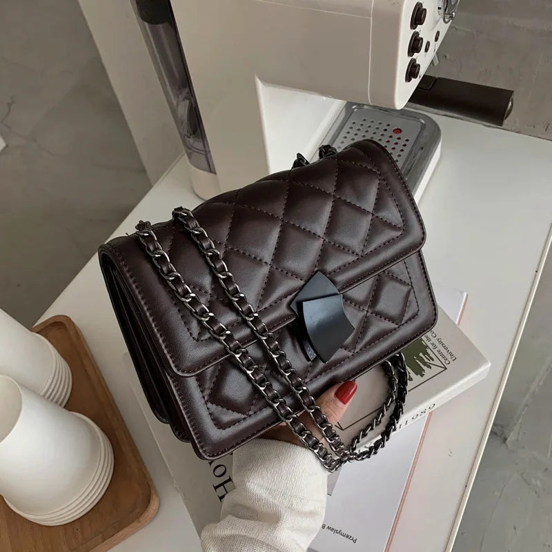 Classic Women Bag Metal Chain Shoulder Bags Handbag Women Messenger Bags