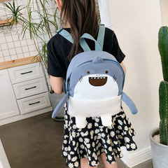 Classic Nylon Schoolbag Backpack Students Boy Girls Baby Cartoon Bags