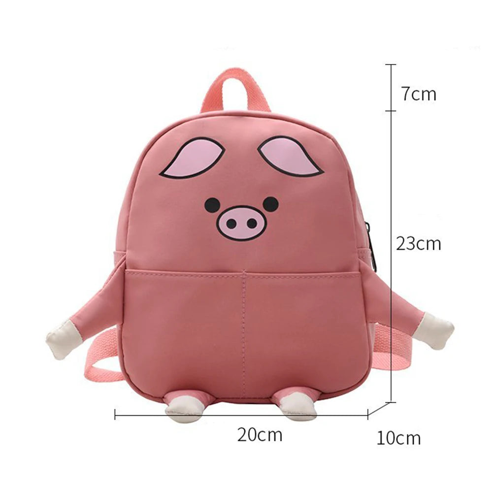 Classic Nylon Schoolbag Backpack Students Boy Girls Baby Cartoon Bags