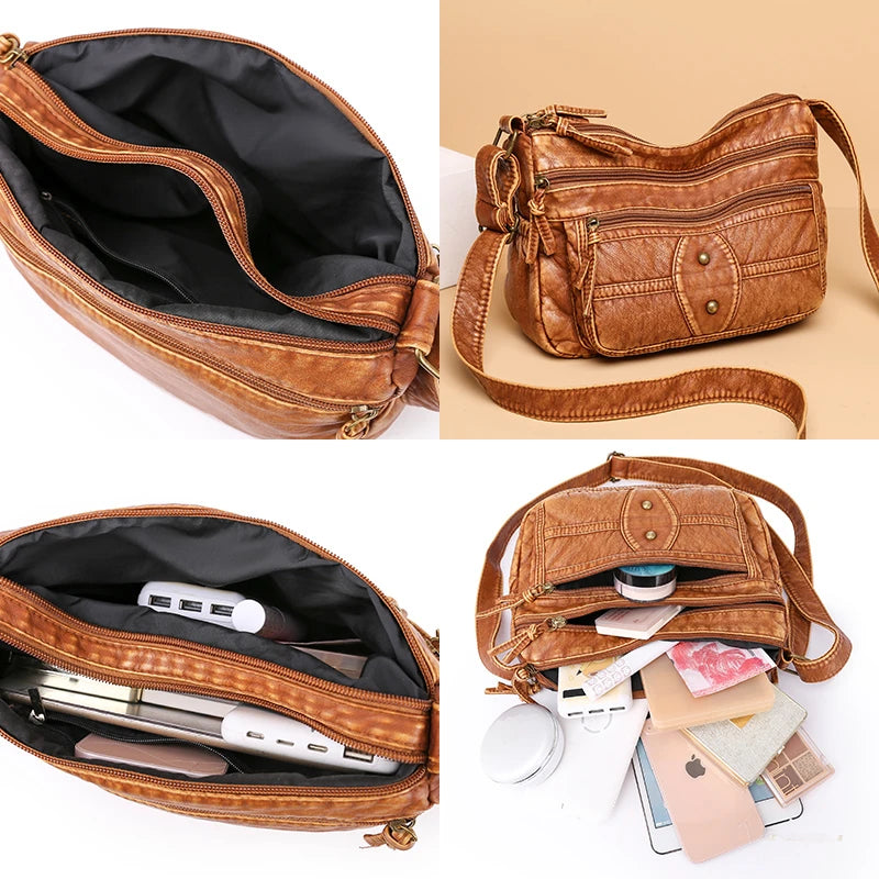 Vintage Women's Crossbody Strap Shoulder Bag Lady Purse Handbag