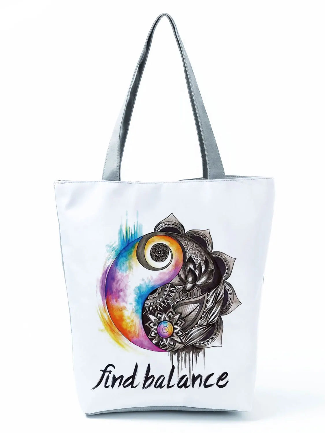 Totem Peace Tai Chi Tote Bag Women Handbag Large Shoulder Eco Shopping