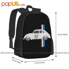 Classic Vintage Car Oldtimer 53 Bug Buggy Beetle Herbie Backpack