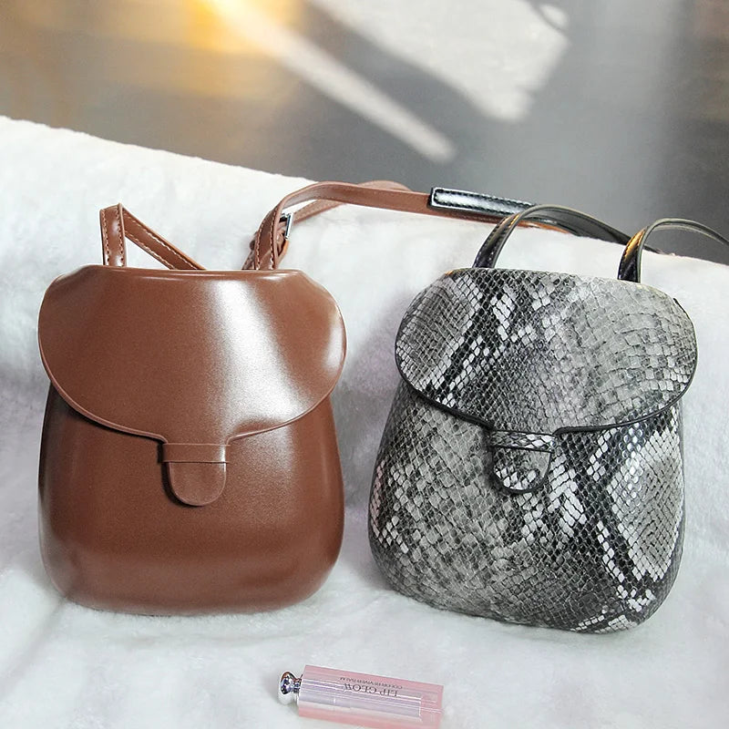 Vintage Messenger Bag Saddle Flap Shoulder Bag PU Leather Crossbody