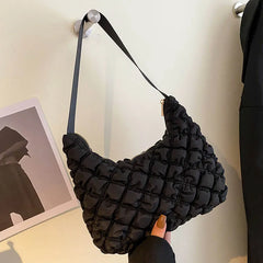 Winter Shoulder Bags Travel Tote Women Armpit Small Satchel Female Clutches
