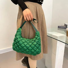 Winter Shoulder Bags Travel Tote Women Armpit Small Satchel Female Clutches