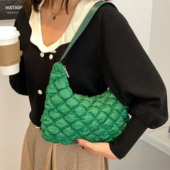 Winter Shoulder Bags Travel Tote Women Armpit Small Satchel Female Clutches