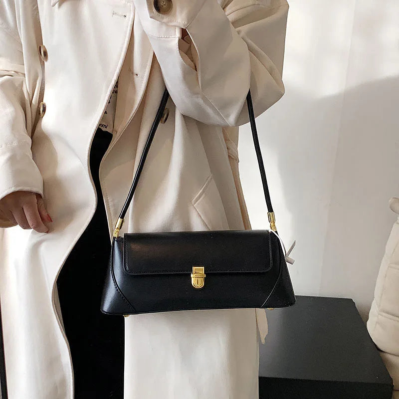 French Vintage Handbag Classic Women Shoulder Bag