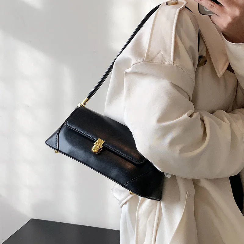 French Vintage Handbag Classic Women Shoulder Bag