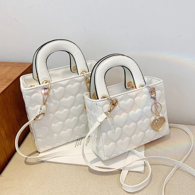 Heart-shaped Lady Handbag Dress Purse Crossbody Bags For Women