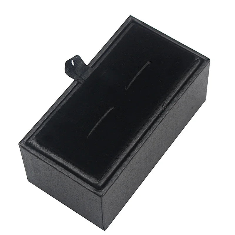 Cufflink Box Jewelry Show Case Tie Clip Storage Box