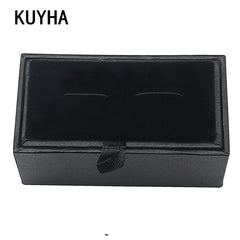 Cufflink Box Jewelry Show Case Tie Clip Storage Box