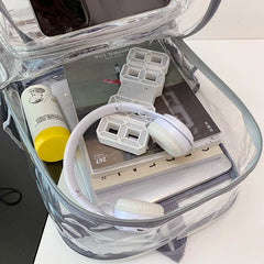 Clear Bag Stadium Approved PVC Transparent Backpack