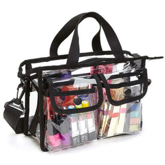 Clear Cross-Body Shoulder Bag, Toiletry Organizer - NFL Stadium Approved Purse