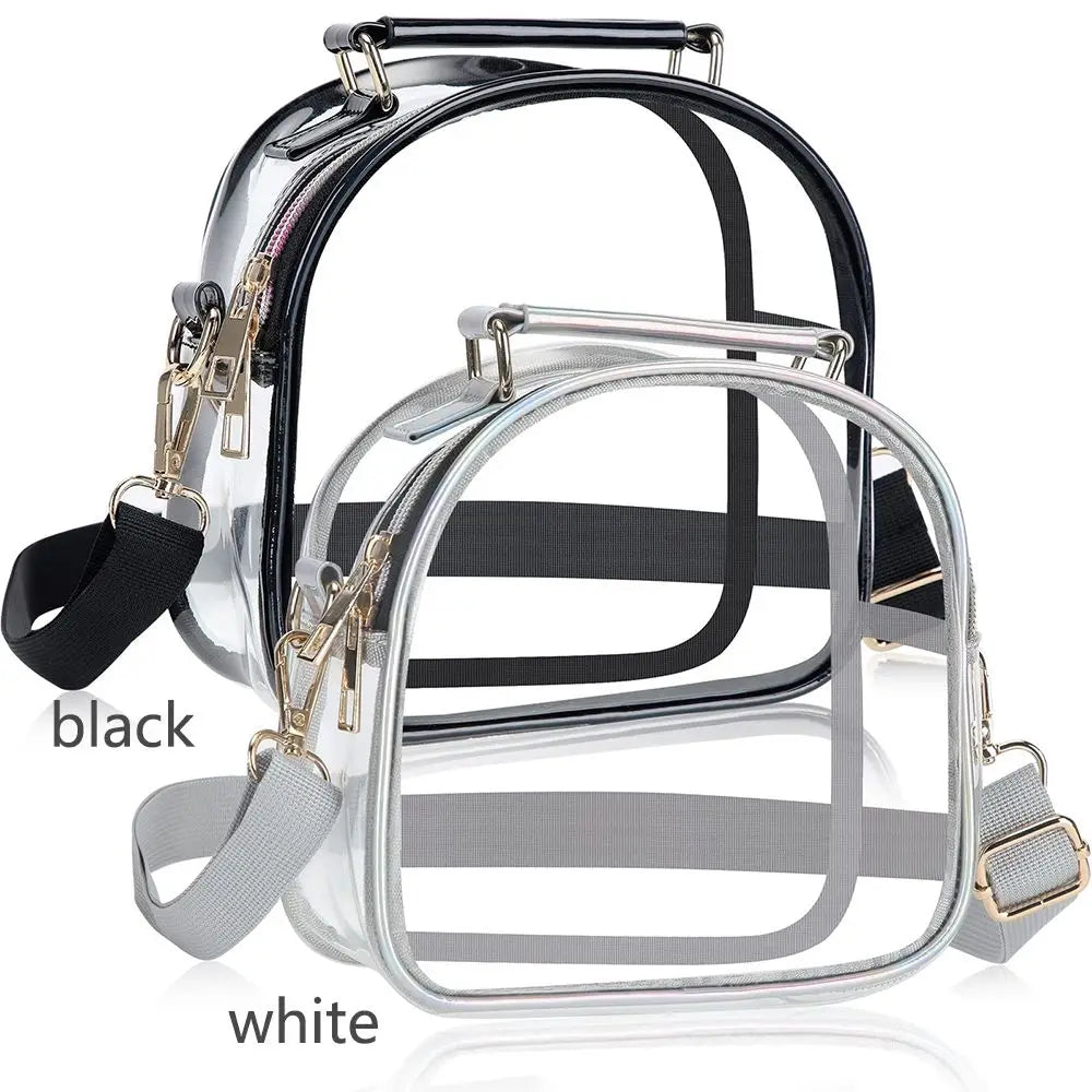 Clear Cross-body Bags for Women PVC Transparent Shoulder Phone Bag