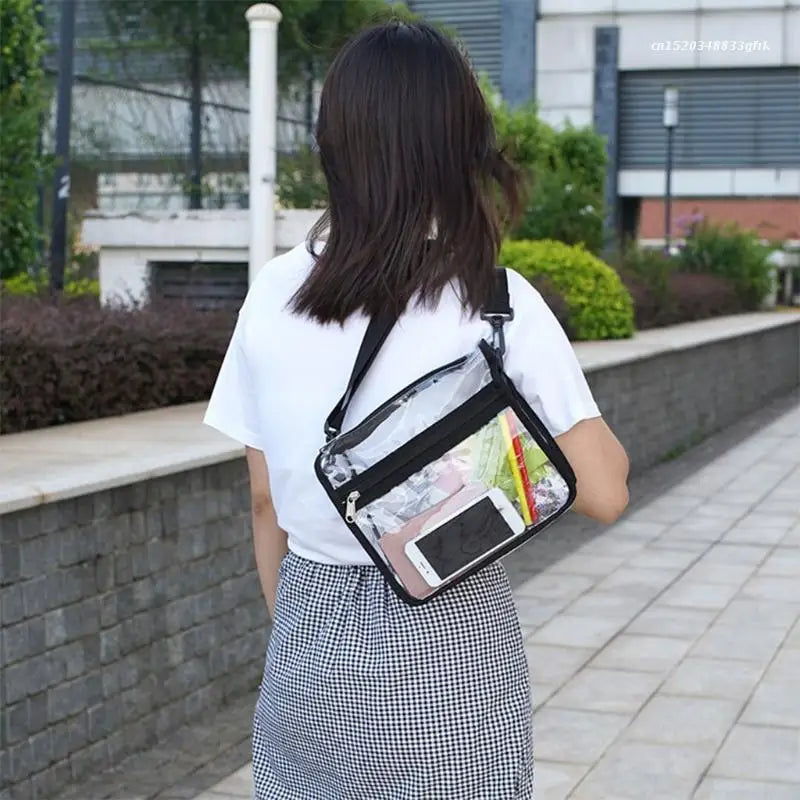 Clear Crossbody Purse Bag Stadium Approved Clear Shoulder Tote Bag