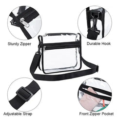 Clear Crossbody Purse Bag Stadium Approved Clear Shoulder Tote Bag