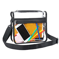 Clear Crossbody Purse Bag Stadium Approved Gym Clear Shoulder Tote Bag