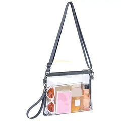 Clear Crossbody Shoulder Bag Transparent Purse for Women