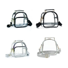 Clear Crossbody Shoulder Bag for Women Handbag Sports Work Travel Workout