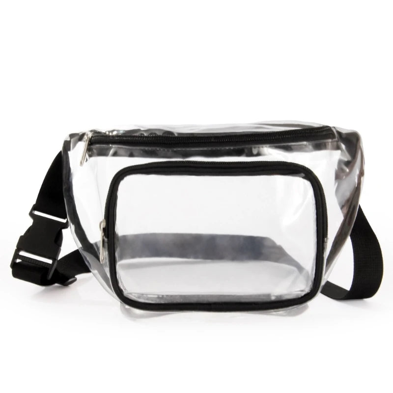 Clear Fanny Pack Stadium Approved Waterproof Waist Bag