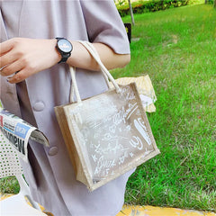 Clear Graffiti Handbag Crystal PVC Transparent Shoulder Bag