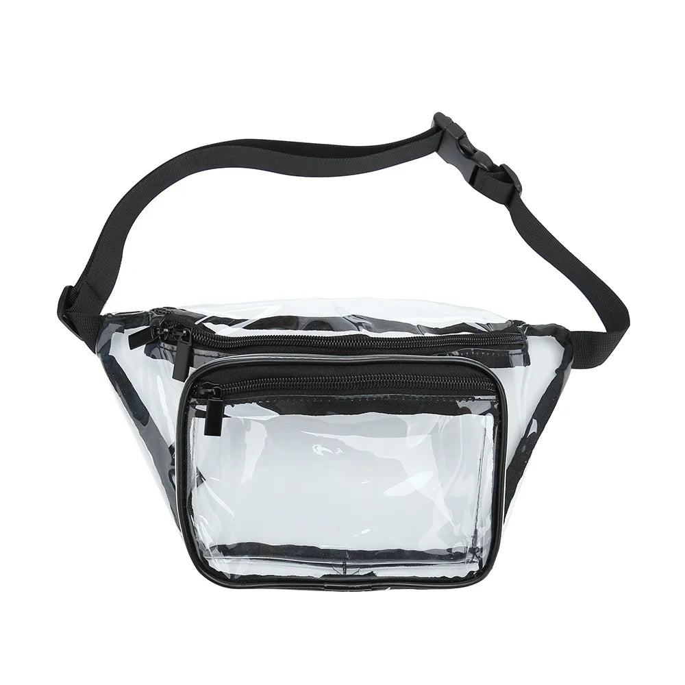 Clear PVC Transparent Waist Bag Fanny Pack