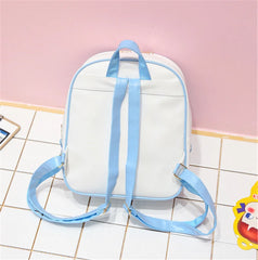 Clear Transparent Backpacks Women Harajuku Bow-knot Bags School
