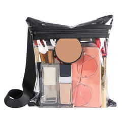 Clear PVC Jelly Crossbody Shoulder Bag Small Phone Key Purse